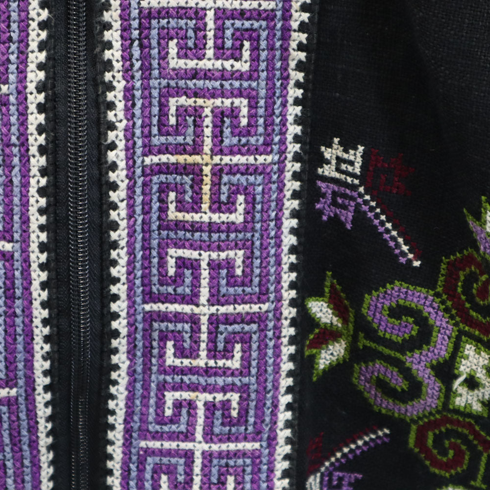 OLD オールド 90s リバーシブル ジャケット ブラック×パープル系 レディース