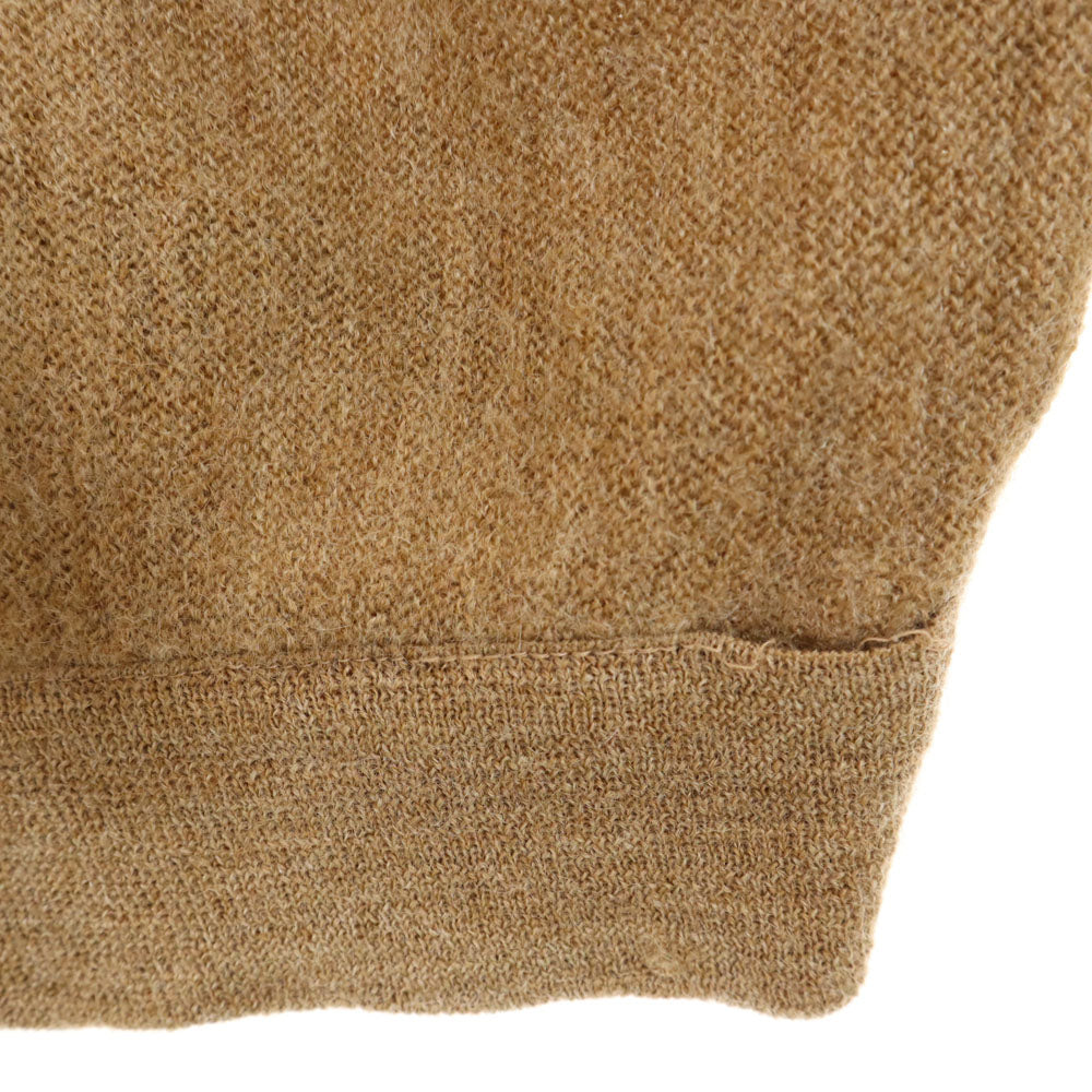 CHEMISE LACOSTE シュミーズラコステ ウール ヴィンテージ 長袖 Vネック セーター 3 ブラウン ニット レディース