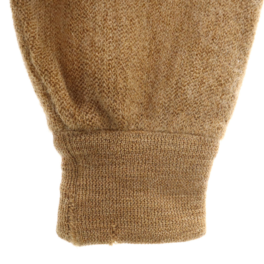 CHEMISE LACOSTE シュミーズラコステ ウール ヴィンテージ 長袖 Vネック セーター 3 ブラウン ニット レディース