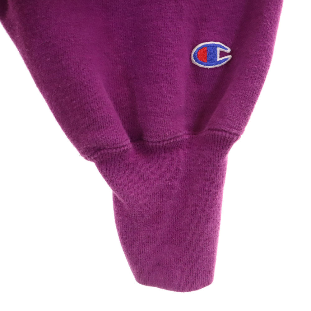Champion チャンピオン 90s リバースウィーブ USA製 オールド 刺繍タグ 長袖 スウェット トレーナー XL パープル系 REVERSE WEAVE 裏起毛 メンズ