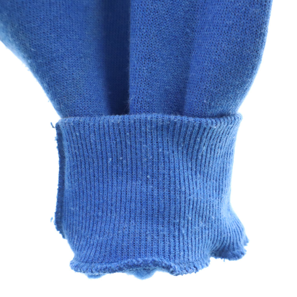 Hanes ヘインズ 80s 90s USA製 オールド NFL プリント 長袖 トレーナー M ブルー系 裏起毛 メンズ