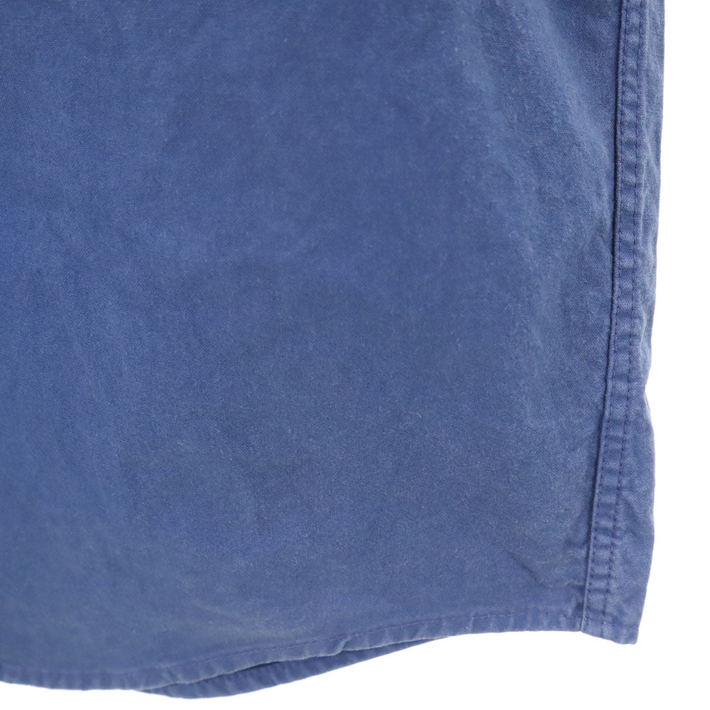 Carhartt カーハート 半袖 ボタンダウン ワークシャツ L ブルー メンズ