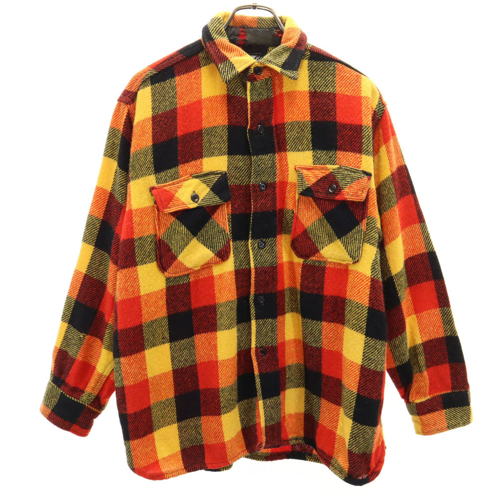 キングコール 60s ヴィンテージ チェック柄 長袖 シャツ レッド 他 メンズ