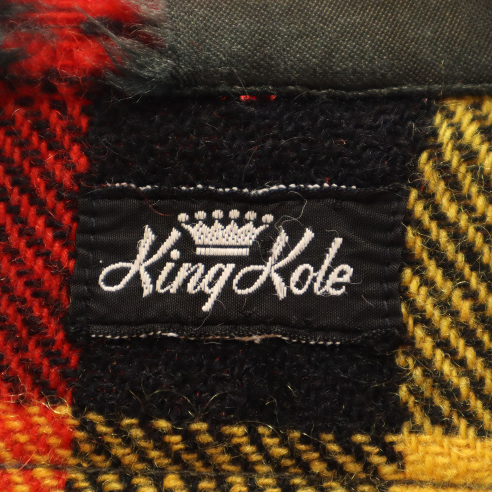 キングコール 60s ヴィンテージ チェック柄 長袖 シャツ レッド 他 メンズ