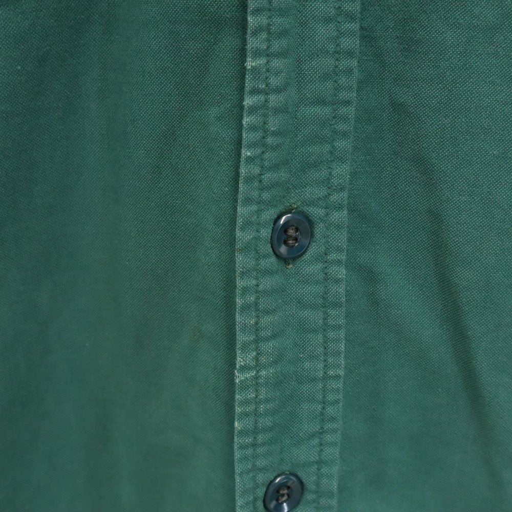 L.L.Bean エルエルビーン 70s ヴィンテージ 筆記体タグ シャモア 長袖 ワークシャツ 16 グリーン レディース