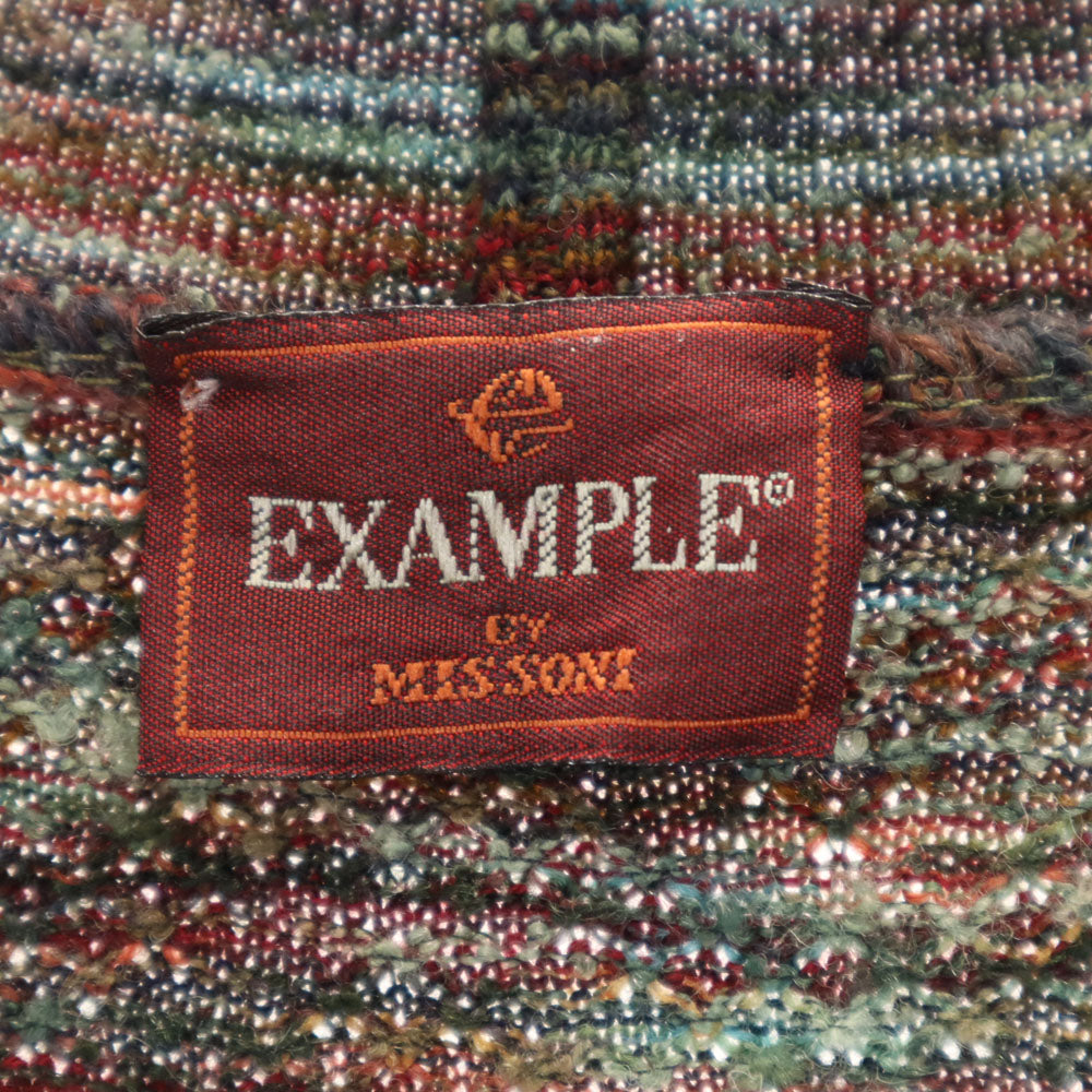 Missoni ミッソーニ イタリア製 Vネック ニットベスト XS ブラウン系 メンズ