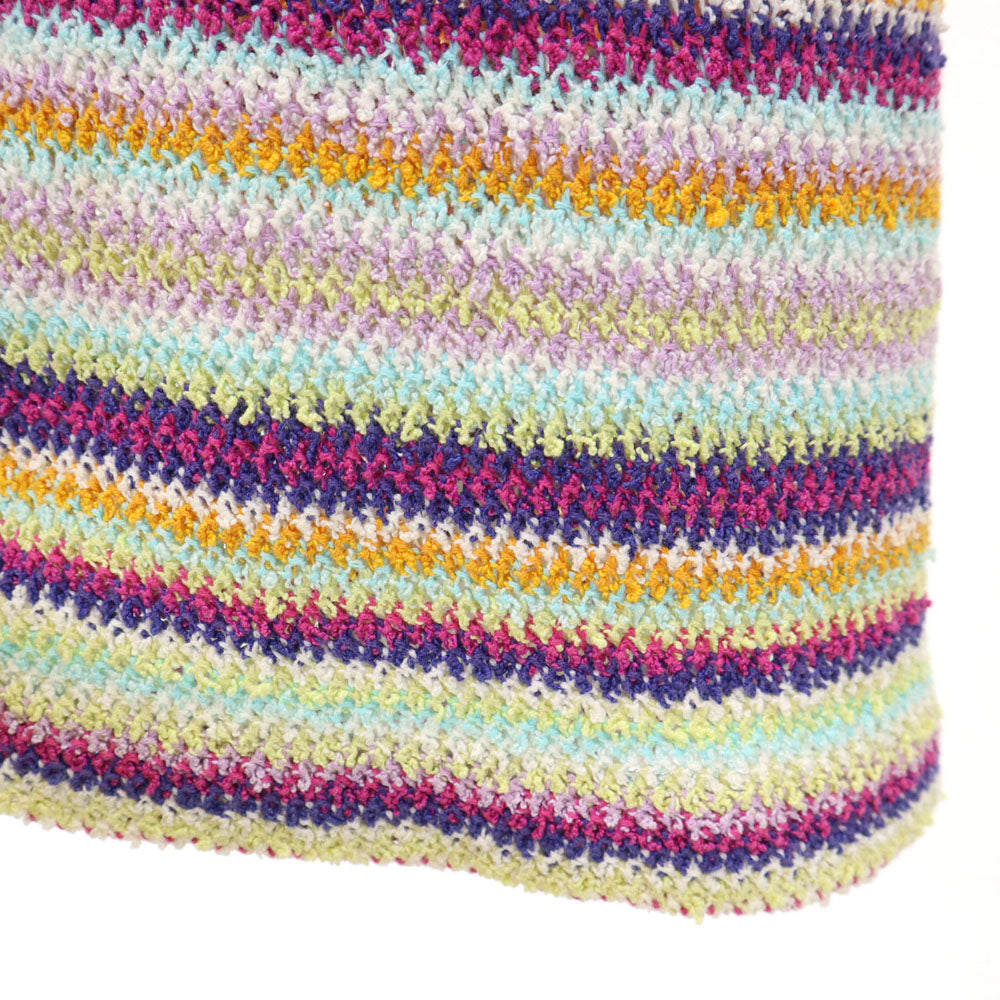 Missoni ミッソーニ イタリア製 ボーダー柄 長袖 セーター 44 ホワイト 他 ニット レディース