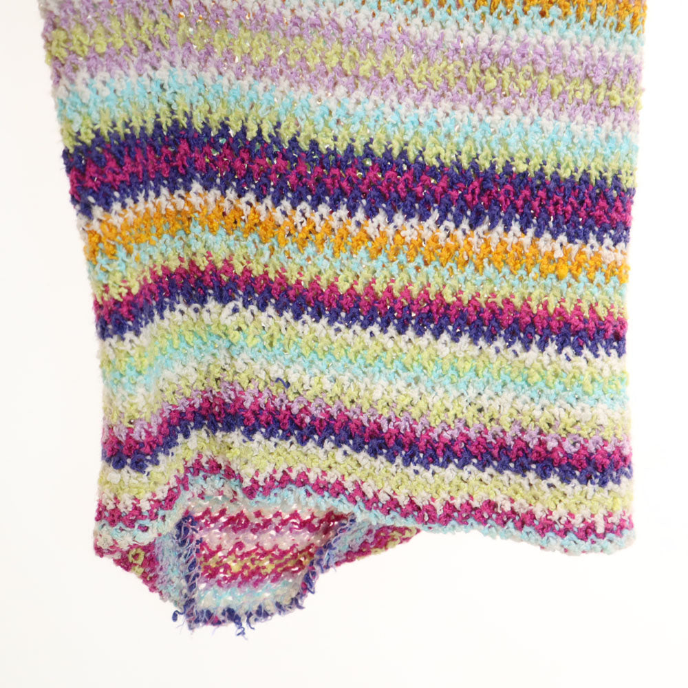 Missoni ミッソーニ イタリア製 ボーダー柄 長袖 セーター 44 ホワイト 他 ニット レディース