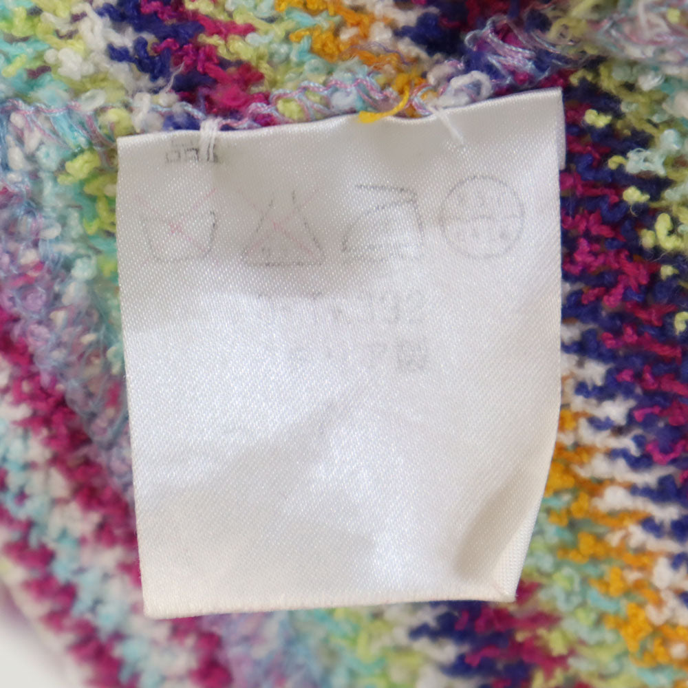 Missoni ミッソーニ イタリア製 ボーダー柄 長袖 セーター 44 ホワイト 他 ニット レディース