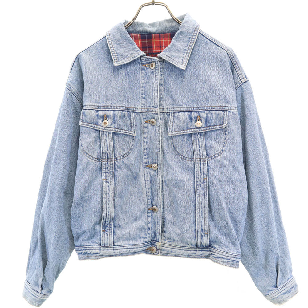 Banana Republic バナナリパブリック 90s USA製 オールド デニムジャケット M ブルー系 ジージャン トラッカー レディース
