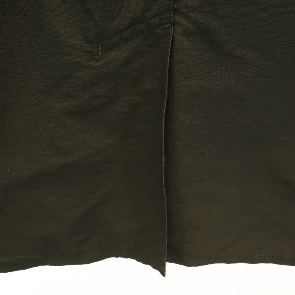 ササフラス 日本製 ステンカラーコート S カーキ SASAFRAS メンズ