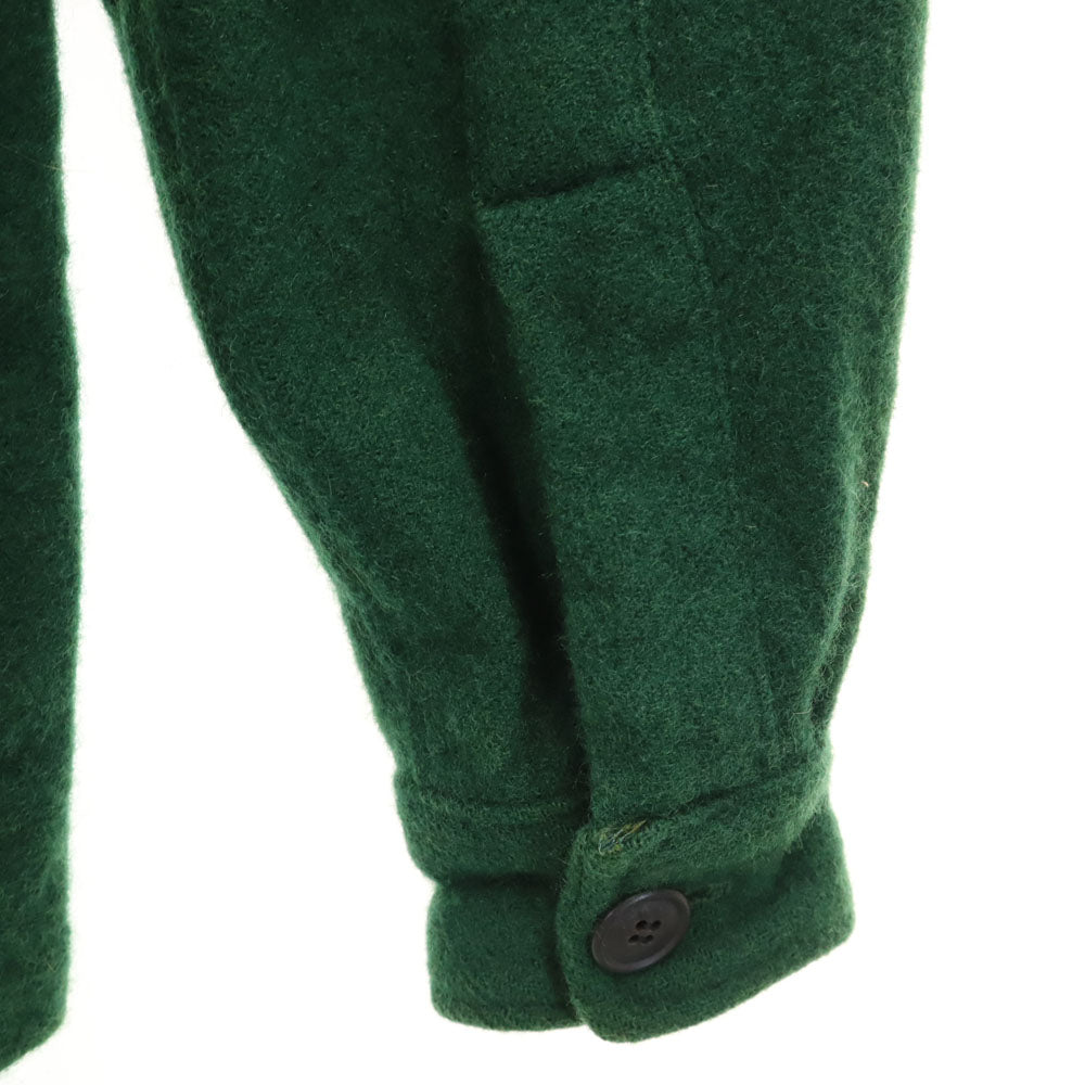 POLO COUNTRY ポロカントリー 80s 90s ウール オールド USA製 長袖 シャツ S グリーン RALPH LAUREN メンズ