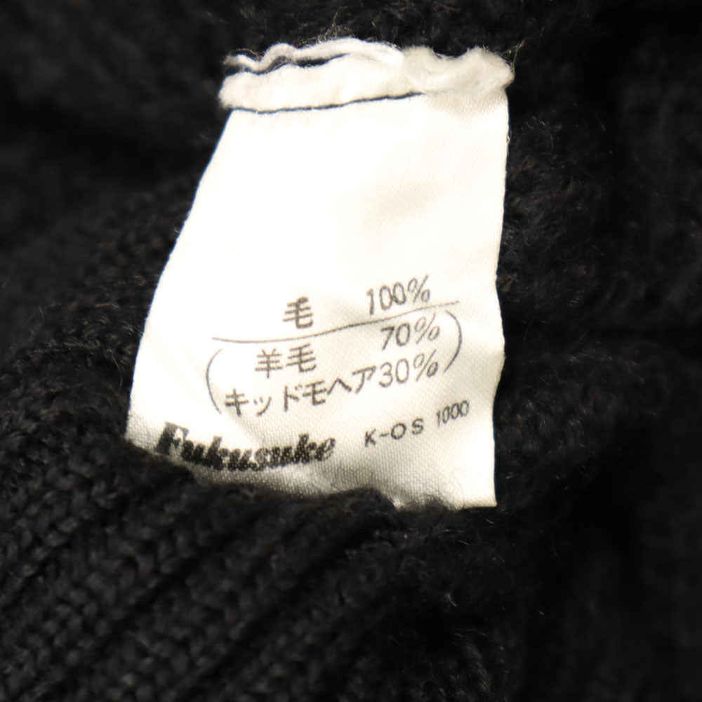 イヴサンローラン 90s ウール オールド 長袖 セーター L ブラック YVES SAINT LAURENT tricots ニット メンズ