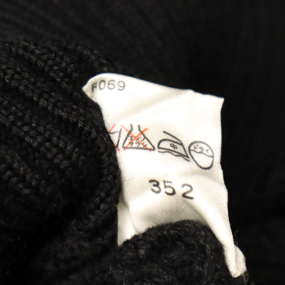 イヴサンローラン 90s ウール オールド 長袖 セーター L ブラック YVES SAINT LAURENT tricots ニット メンズ