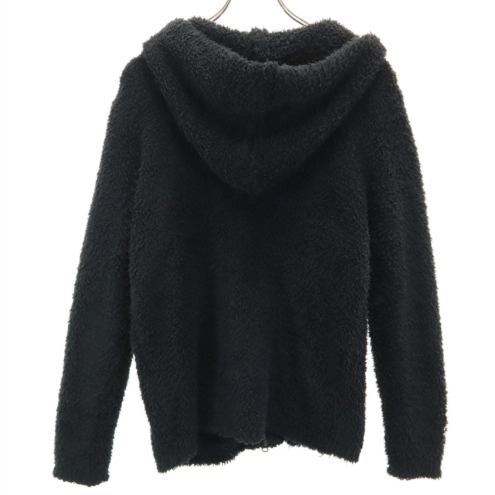 BAREFOOT DREAMS ベアフットドリームス 長袖 ボア ジップパーカー M ブラック ルームウェア メンズ