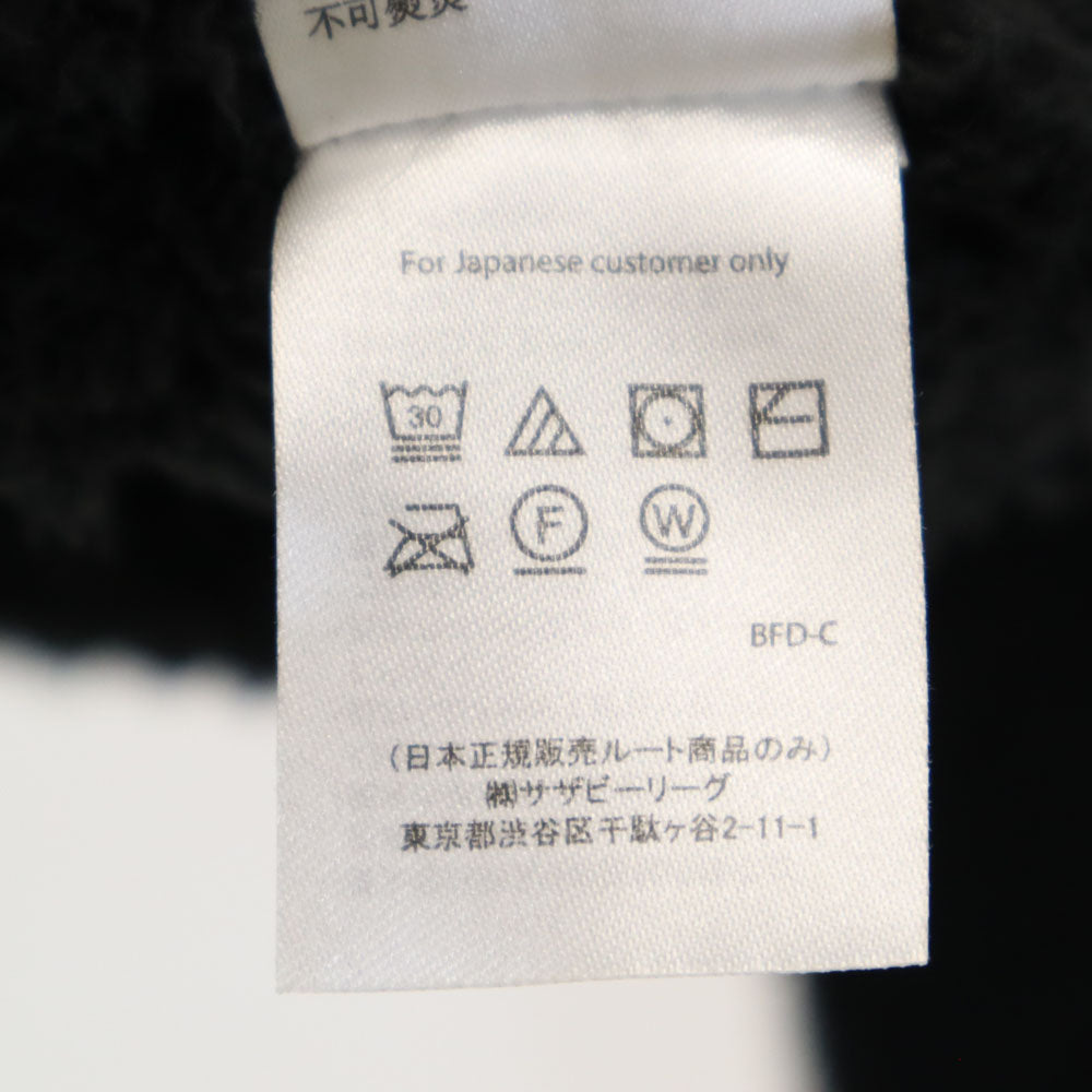 BAREFOOT DREAMS ベアフットドリームス 長袖 ボア ジップパーカー M ブラック ルームウェア メンズ