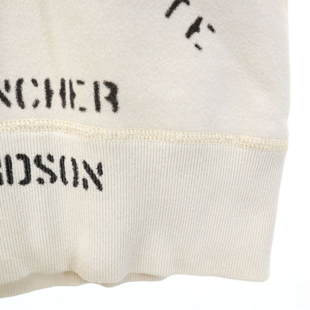 リアル マッコイズ 日本製 長袖 スウェット トレーナー M アイボリー系 REAL McCOY'S 裏起毛 レディース