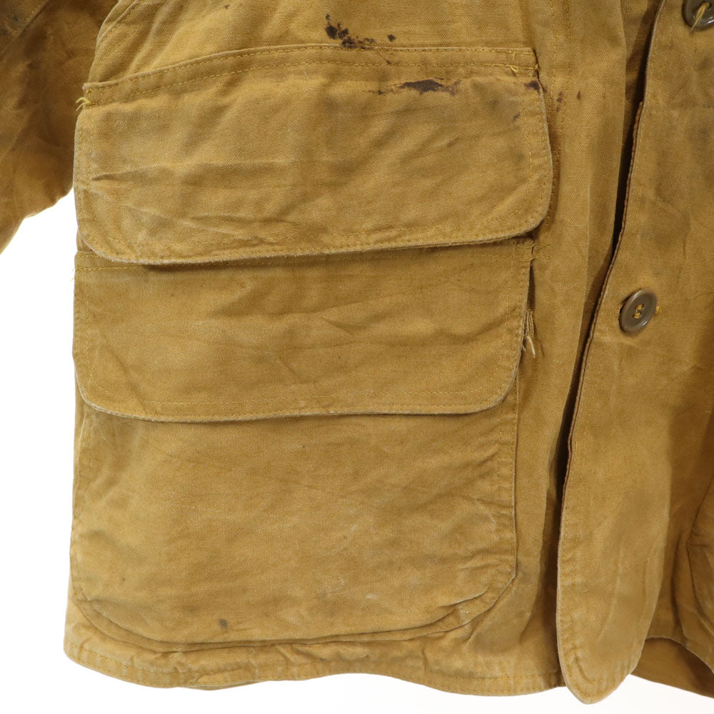 BLUE BILL BY RED HEAD 70s ヴィンテージ 長袖 ハンティングジャケット ブラウン系 ダック地 メンズ