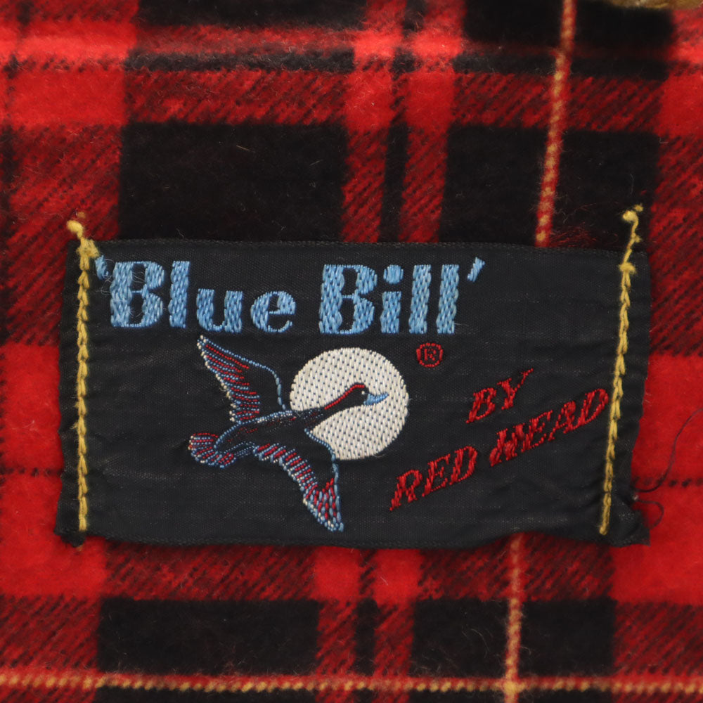BLUE BILL BY RED HEAD 70s ヴィンテージ 長袖 ハンティングジャケット ブラウン系 ダック地 メンズ