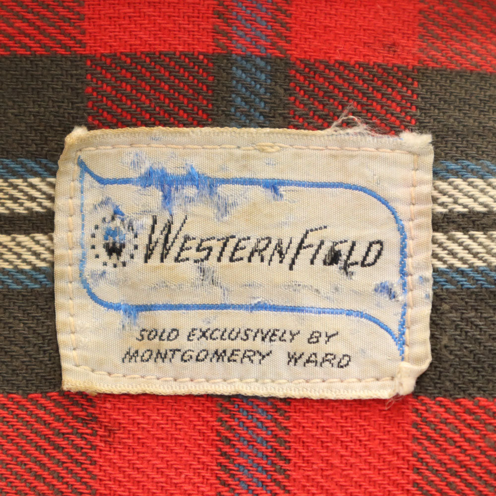 WESTERNFIELD 60s ヴィンテージ 長袖 ハンティングジャケット ブラウン系 ダック地 メンズ