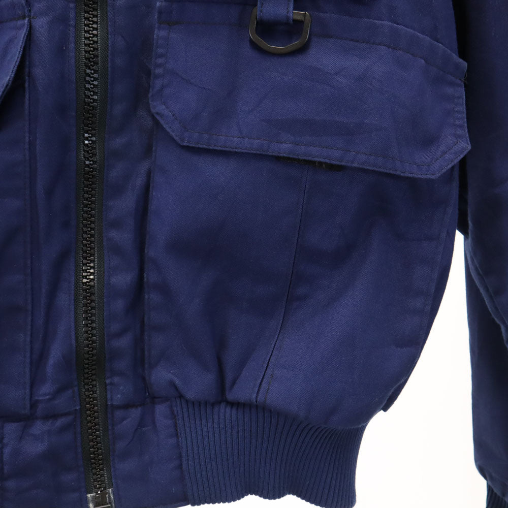 インフィッシャーマン 90s USA製 オールド 長袖 ジップジャケット S ネイビー系 メンズ