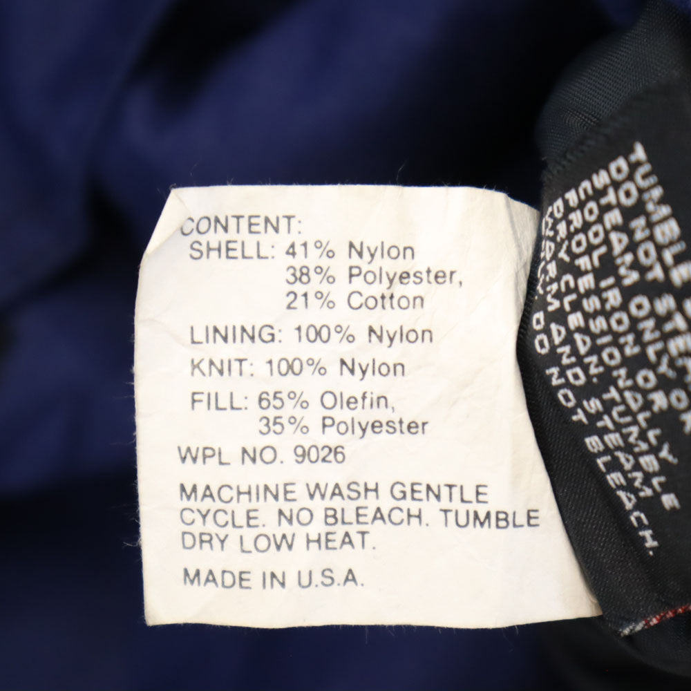 インフィッシャーマン 90s USA製 オールド 長袖 ジップジャケット S ネイビー系 メンズ