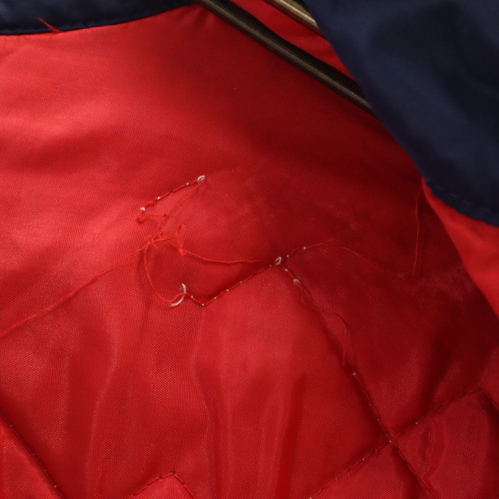 WINDWARD 70s 80s ヴィンテージ 長袖 ジップジャケット ネイビー系 裏キルティング メンズ