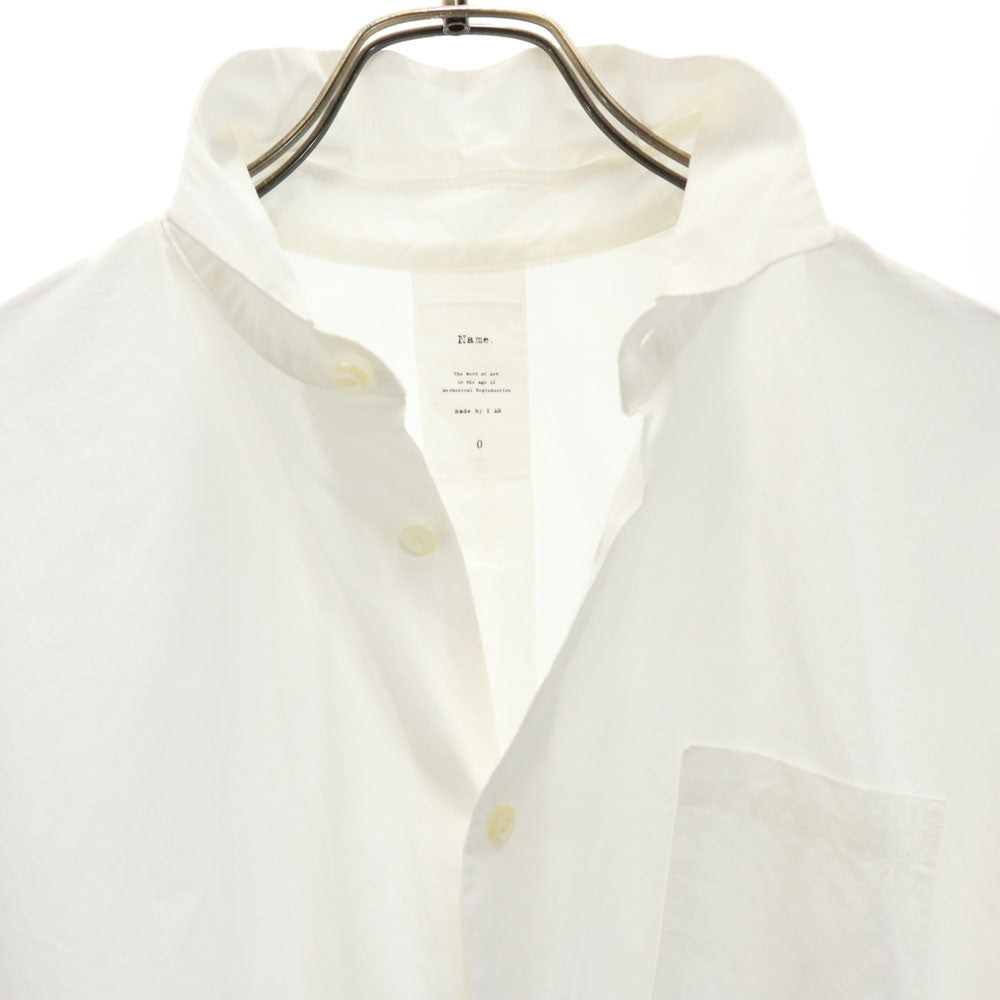 Name. ネーム 日本製 長袖 シャツ 0 白 メンズ