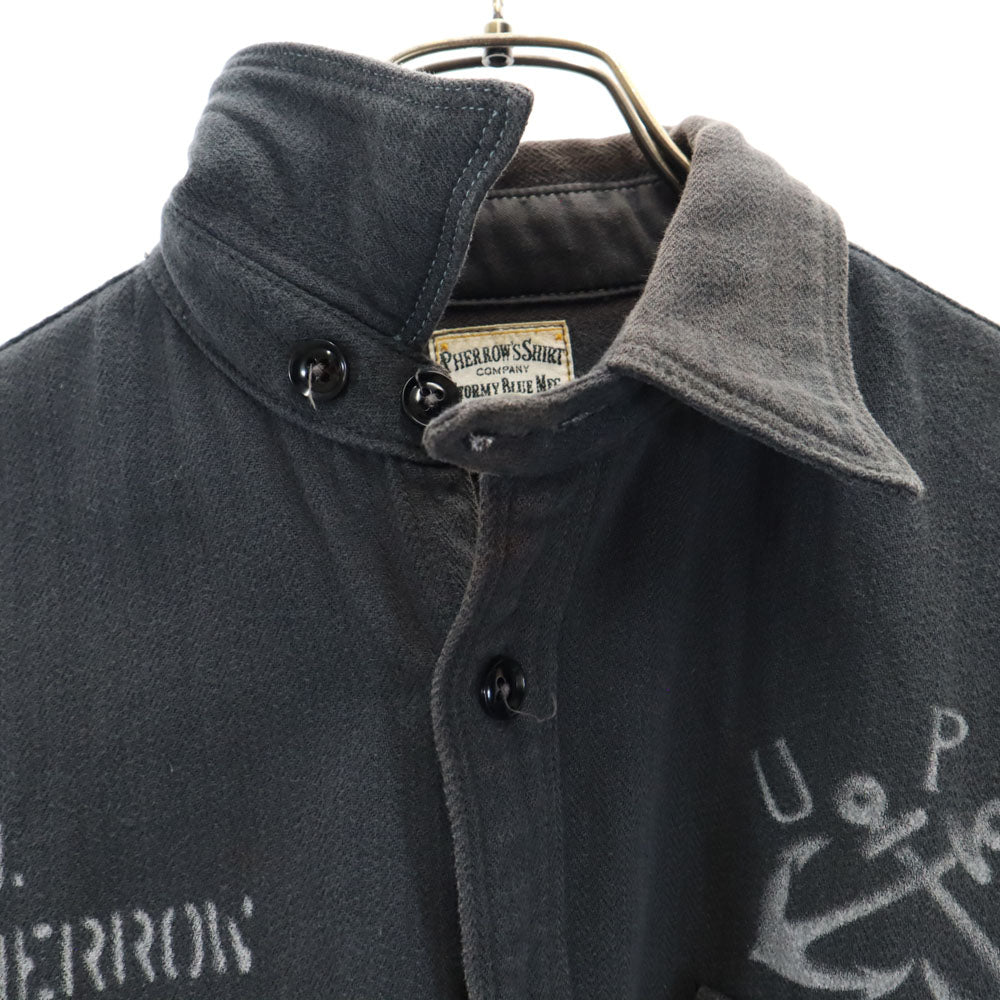 フェローズ 長袖 シャツ M グレー系 Pherrow's メンズ