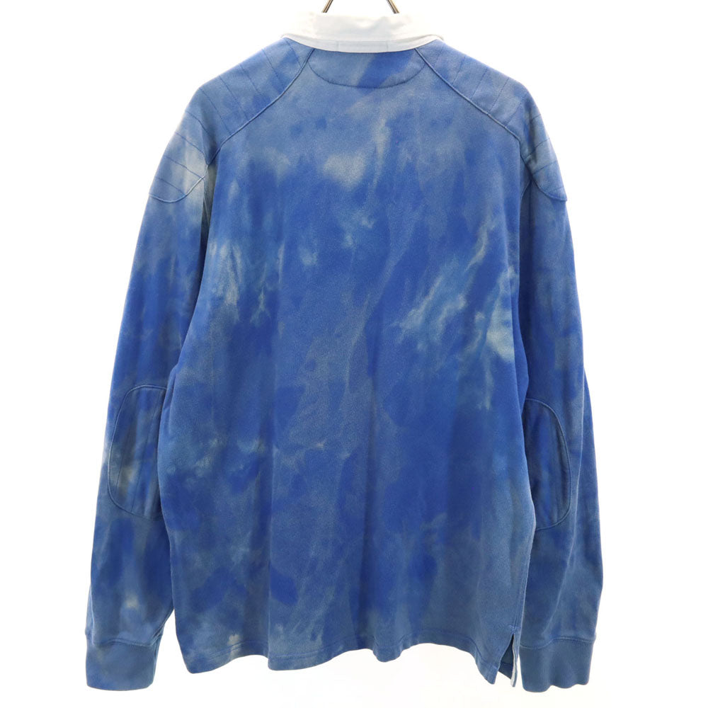 ポロバイラルフローレン タイダイ 長袖 ポロシャツ XL ブルー系 Polo by Ralph Lauren メンズ