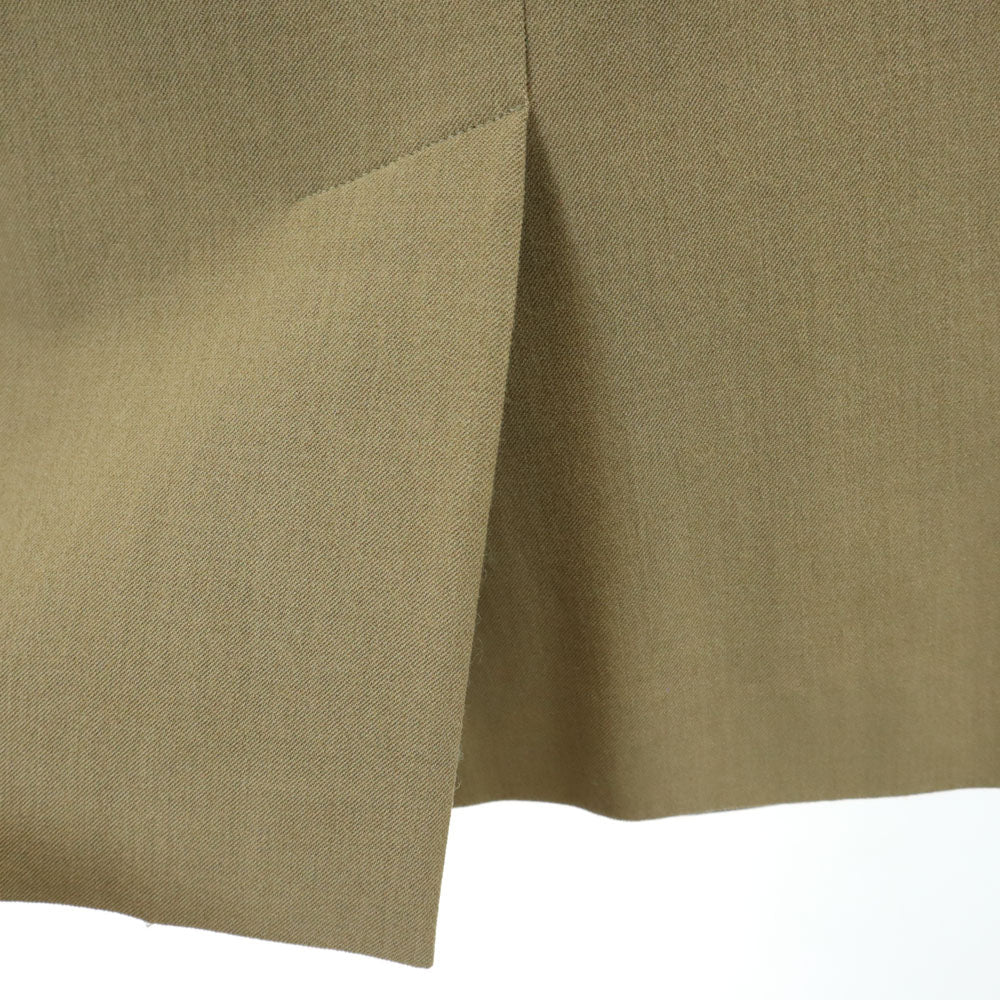 CK CALVIN KLEIN シーケーカルバンクライン イタリア製 スカートスーツ 上下 セットアップ 48/46 カーキ レディース