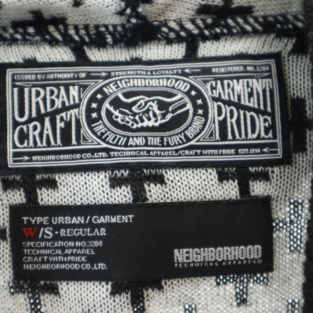 ネイバーフッド 日本製 ウールブレンド 長袖 ニット ポンチョ WS ブラック系 NEIGHBORHOOD レディース