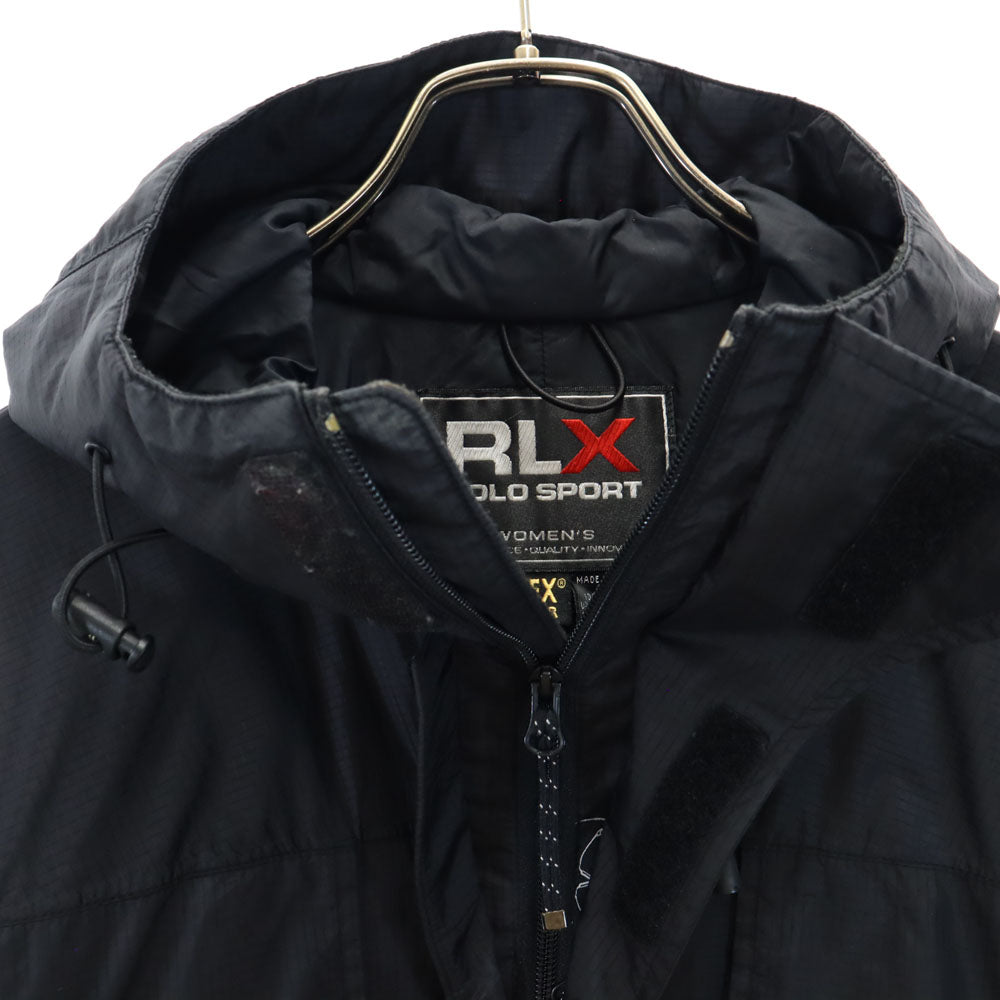 アールエルエックス ポロスポーツ ラルフローレン スキー ゴアテックス ジャケット S ブラック リップストップ GORE-TEX レディース
