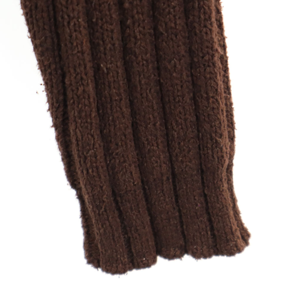 RRL ダブルアールエル 90s 赤3星 初期タグ ラムウール ラルフローレン 長袖 セーター L ブラウン リブニット メンズ