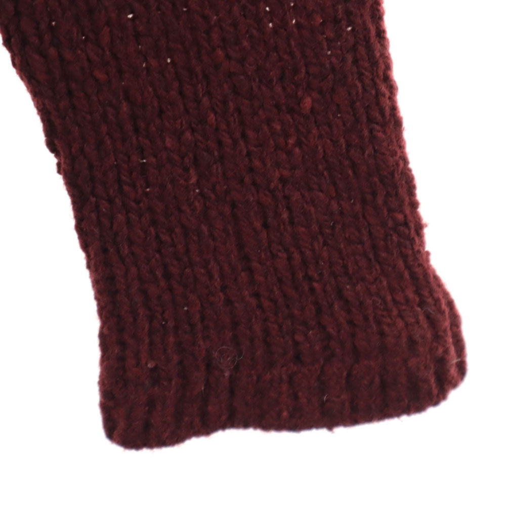 KENZO HOMME ケンゾーオム 日本製 ウールブレンド ニットジャケット 3 ボルドー カーディガン レディース