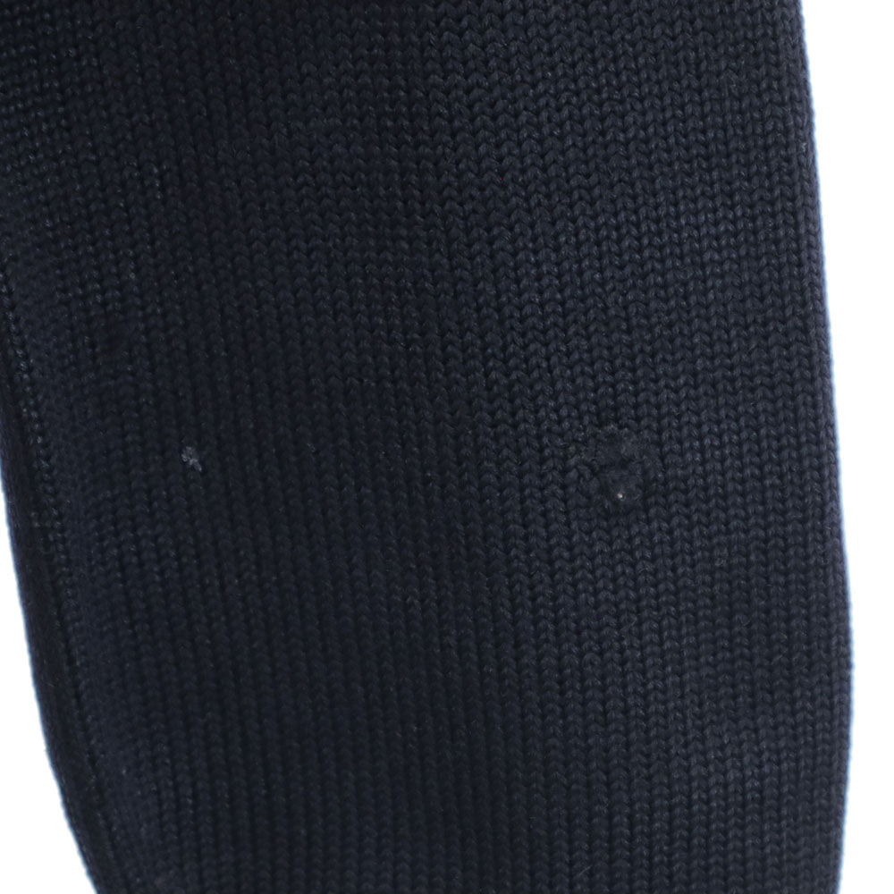 カンデル 70s レタード ヴィンテージ 長袖 Vネック レタード ニットカーディガン 濃紺 メンズ