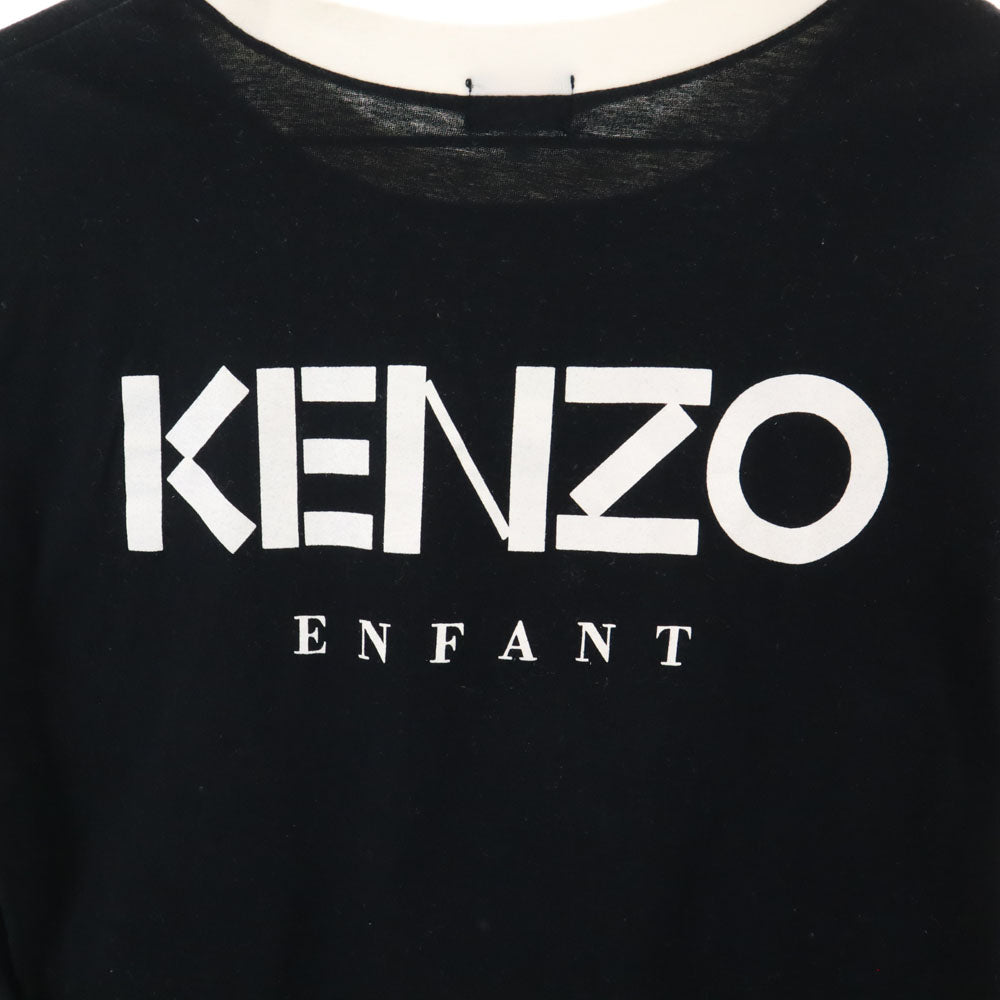 ケンゾー 半袖 Tシャツ 130 ブラック KENZO ENFANT キッズ