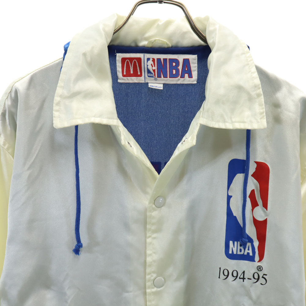 NBA 90s × マクドナルド オールド コーチジャケット M アイボリー NBA × McDonald バスケットボール メンズ