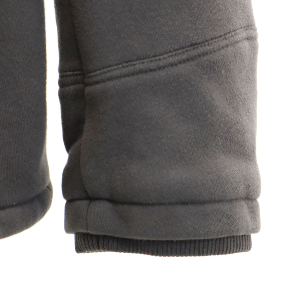 Emporio Armani エンポリオアルマーニ レイヤード  フーデッド ピーコート S チャコールグレー 裏起毛 EASY FIT メンズ