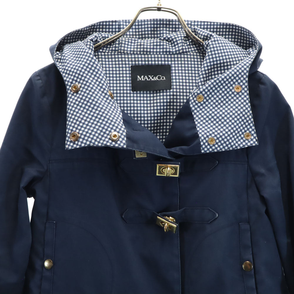 MAX&CO マックスアンドコー ステンカラーコート 38 ネイビー レディース