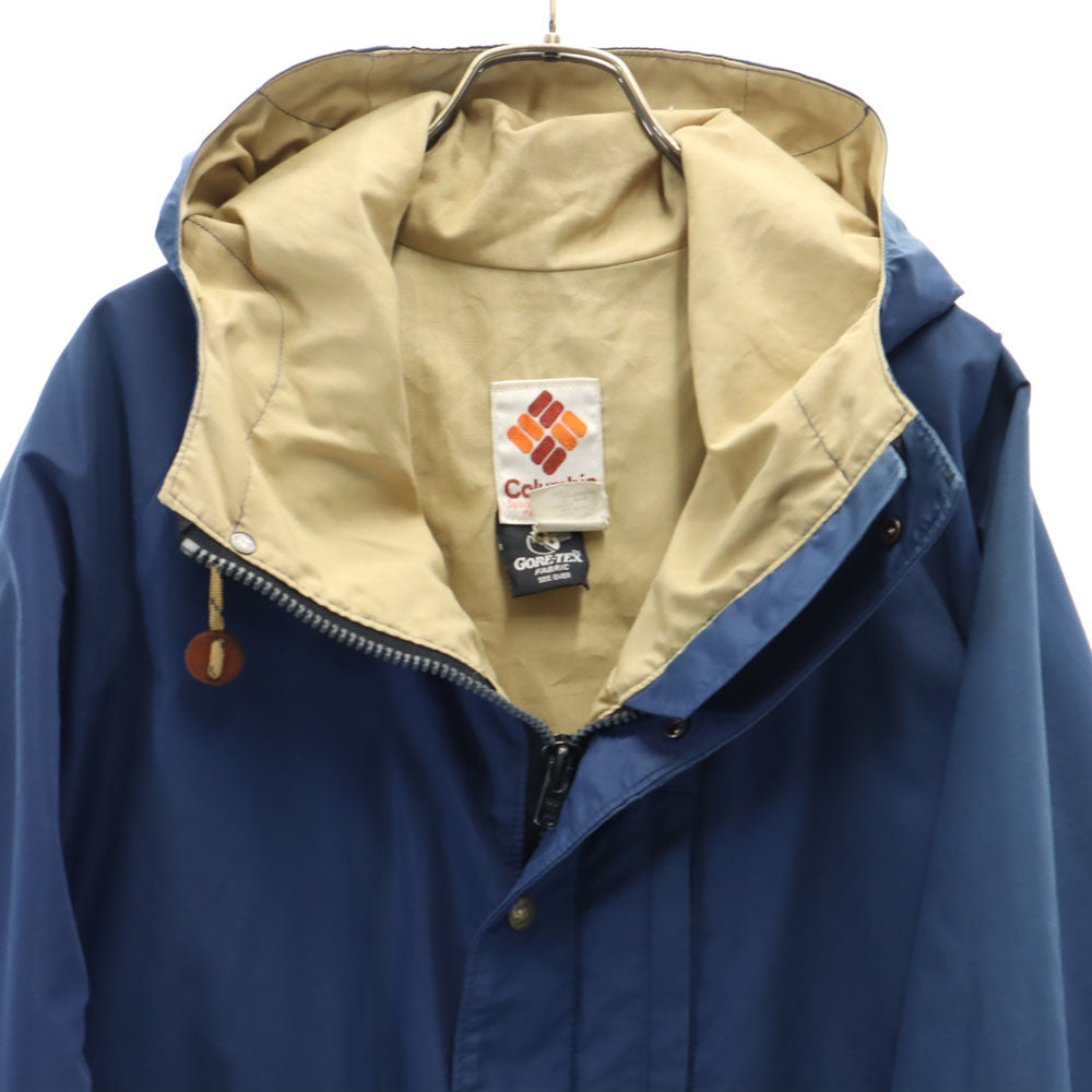 Columbia コロンビア 70s イエローストーンタグ ヴィンテージ 長袖 ゴアテックス アウトドア ナイロンジャケット M ネイビー系 GORE-TEX メンズ