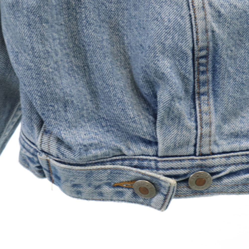 Banana Republic バナナリパブリック 80s 90s USA製 オールド 長袖 デニムジャケット S 裏チェック ジージャン レディース