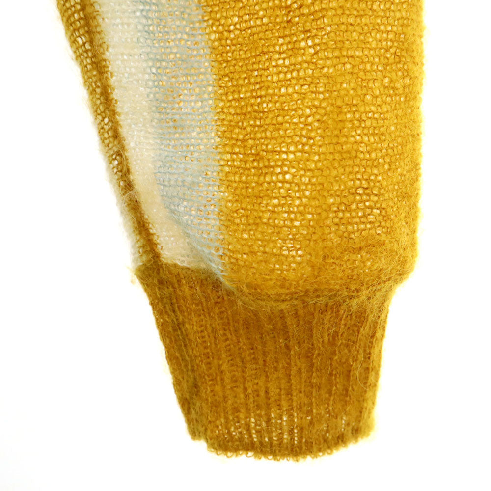 UNUSED アンユーズド モヘアブレンド 長袖 セーター 3 キャメル ニット メンズ