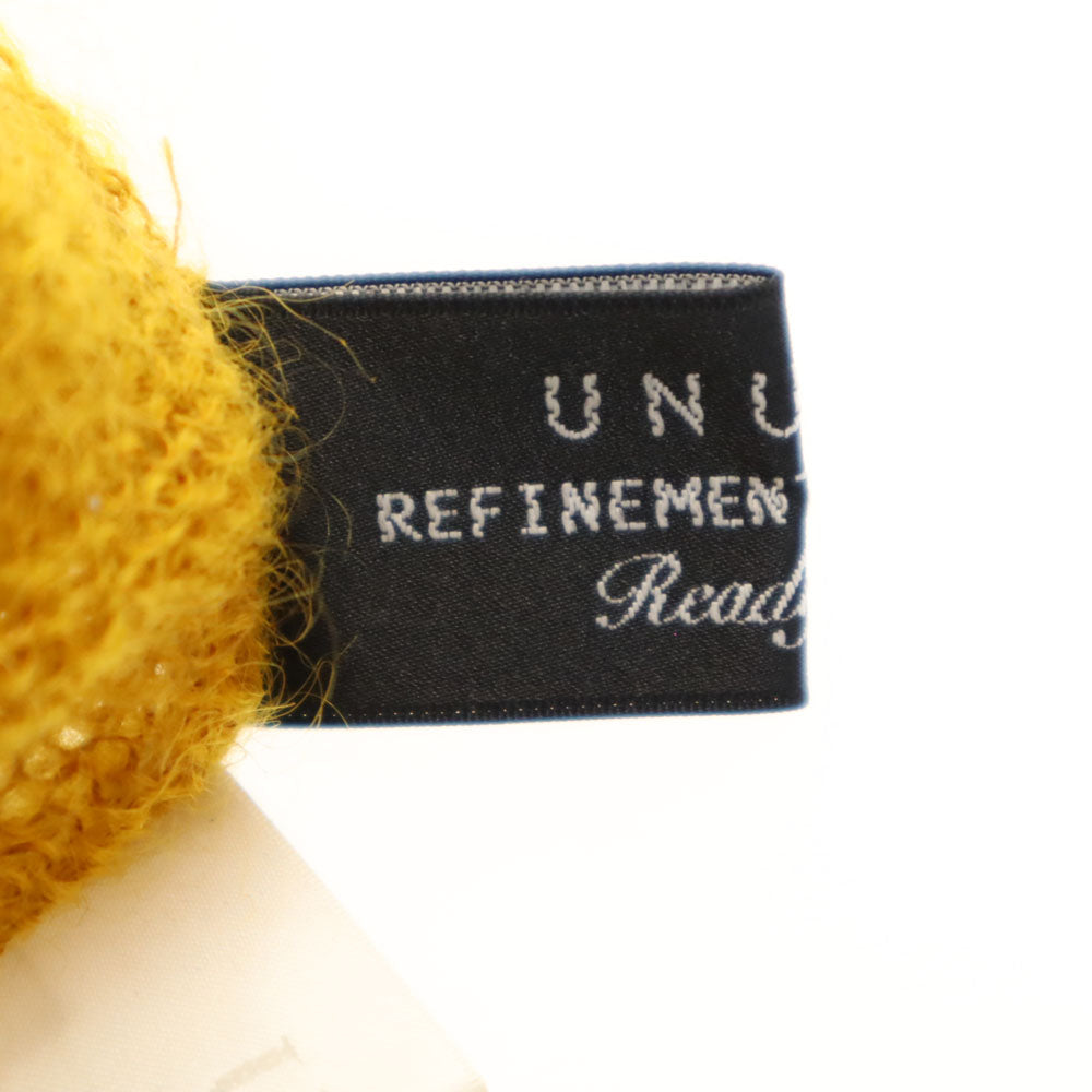 UNUSED アンユーズド モヘアブレンド 長袖 セーター 3 キャメル ニット メンズ