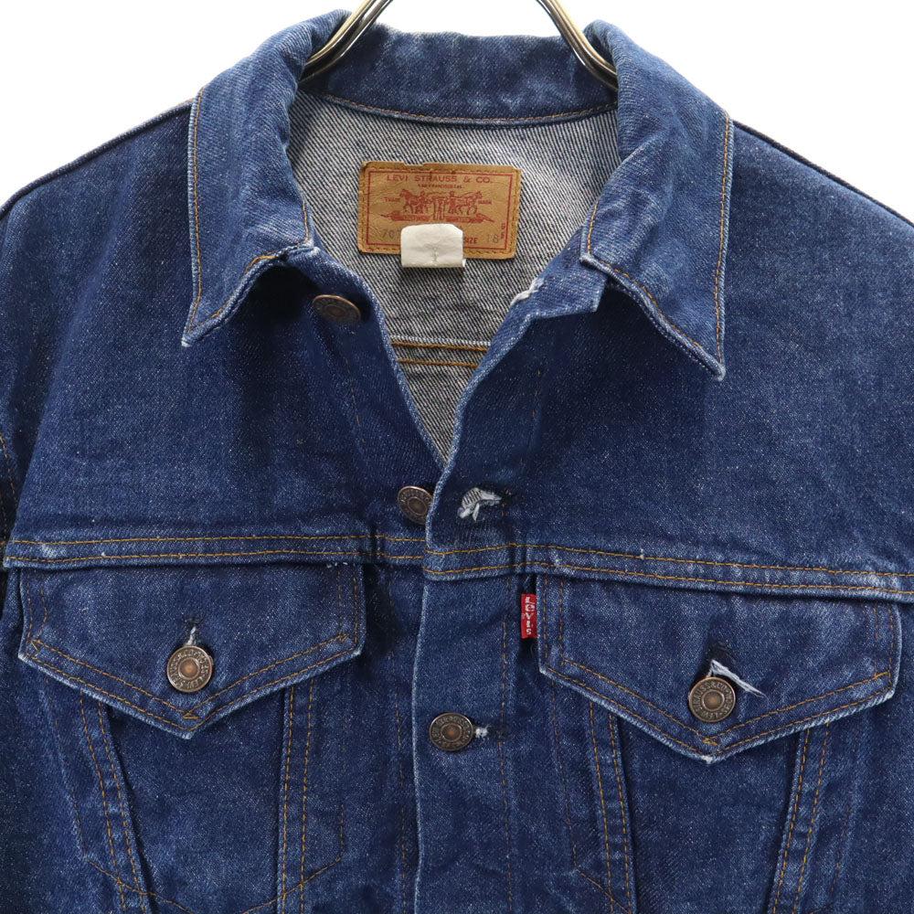 Levi's リーバイス 70s 80s 70704 0216 USA製 ヴィンテージ デニムジャケット 18 インディゴブルー ジージャン トラッカー キッズ