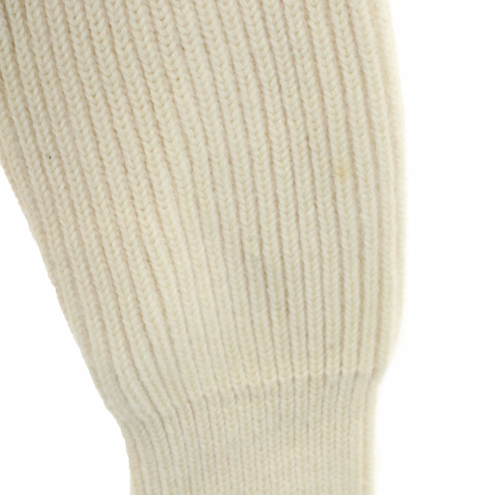 ANDERSEN-ANDERSEN アンデルセンアンデルセン イタリア製 長袖 タートルネック セーター S アイボリー リブニット メンズ