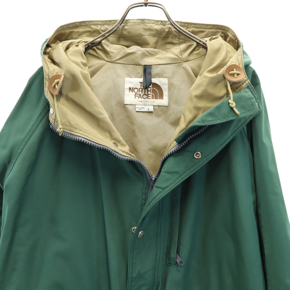 ノースフェイス アウトドア USA製 茶タグ 復刻 マウンテンパーカー L グリーン THE NORTH FACE メンズ
