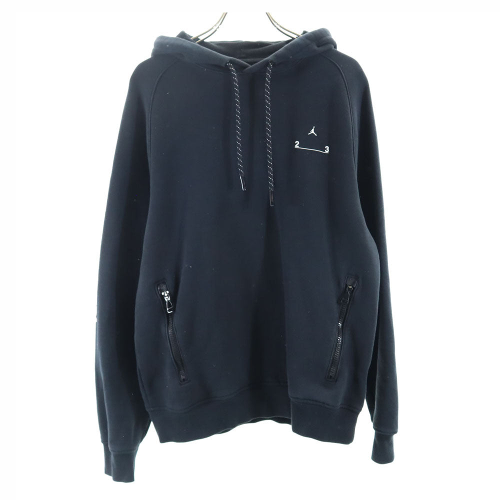 エアジョーダン ナイキ 長袖 スウェットパーカー S ネイビー AIR JORDAN 裏起毛 メンズ