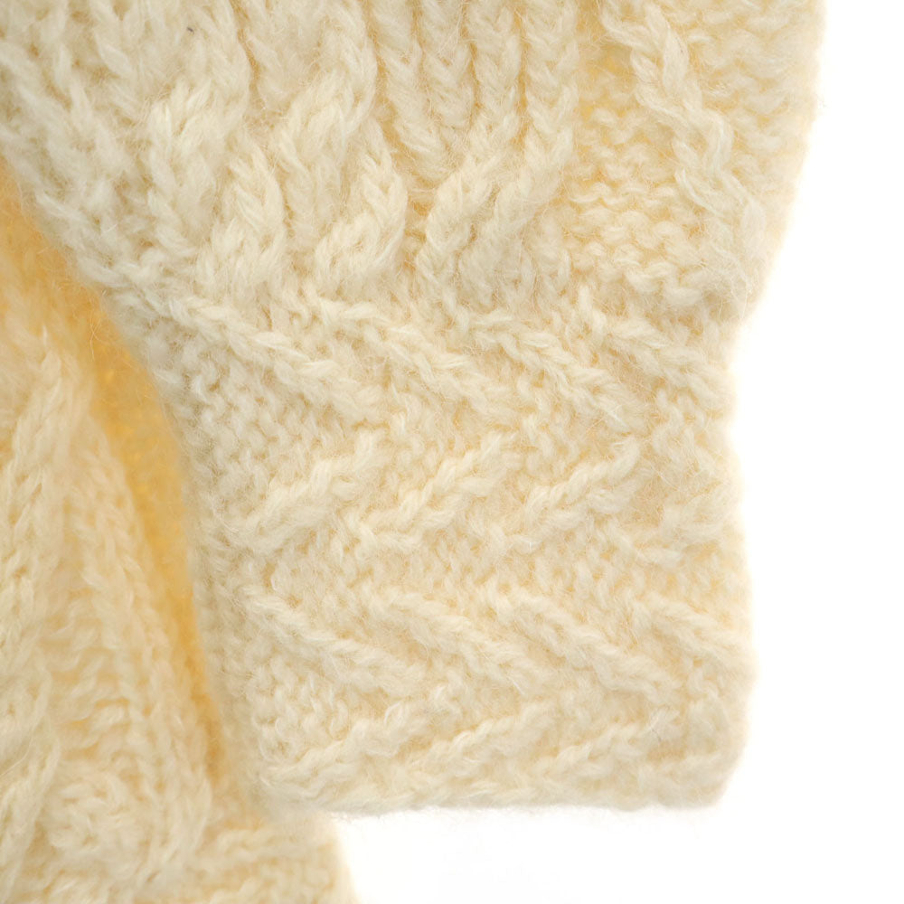 スーザンディー 90s シェットランドウールブレンド オールド 長袖 セーター S アイボリー ニット レディース