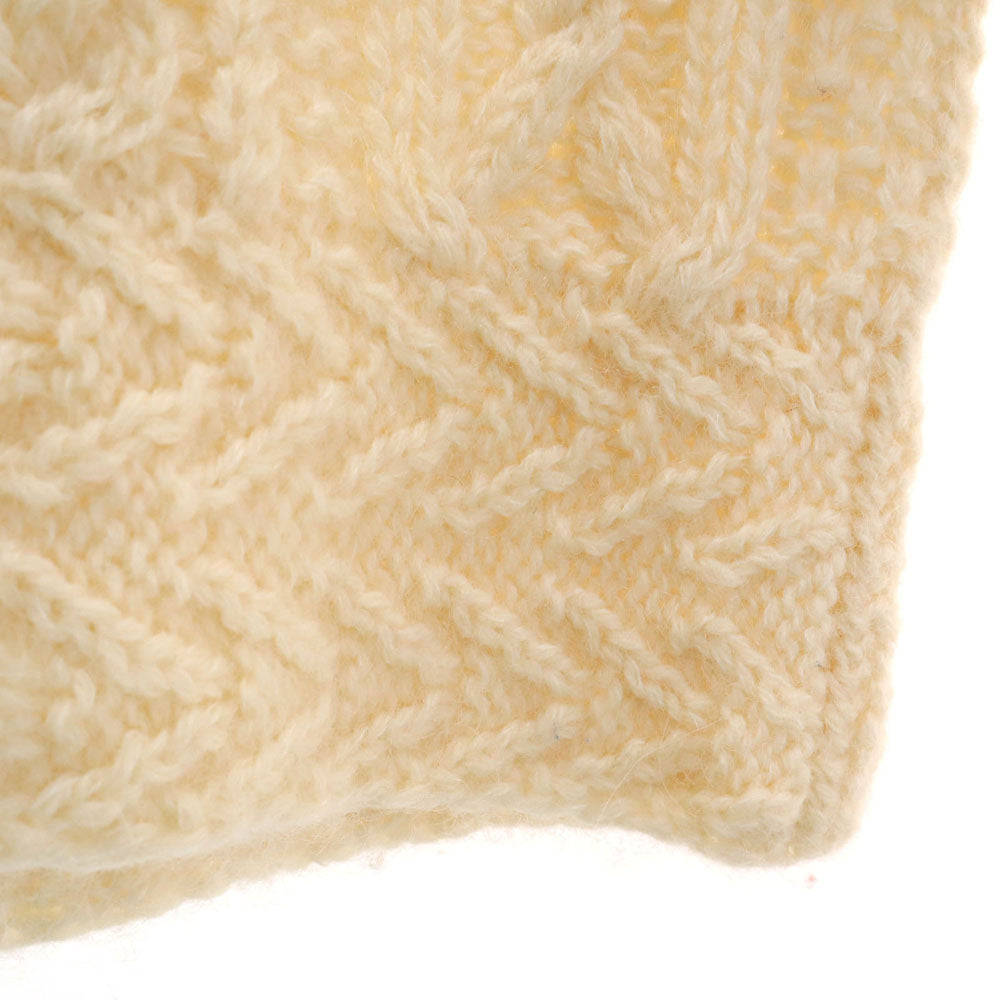 スーザンディー 90s シェットランドウールブレンド オールド 長袖 セーター S アイボリー ニット レディース